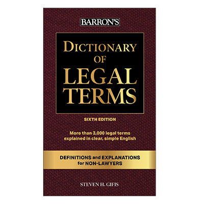 Dictionary of Legal Terms for Kentucky Notaries