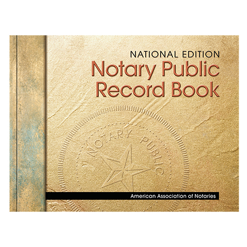 Kentucky Perfectly Bound Notary Public Journal (Record Book) - Stone Cover