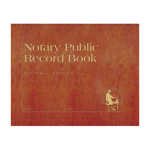 Kentucky Notary Public Journal (Record Book) - Traditional Brown Cover