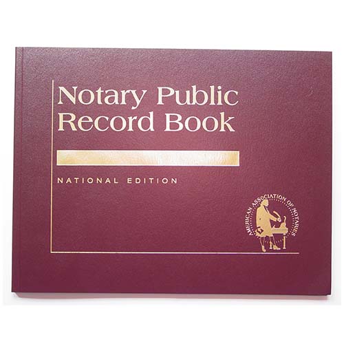 Kentucky Contemporary Notary Record Book (Journal) - with thumbprint space